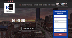 Desktop Screenshot of burtonlaw.com